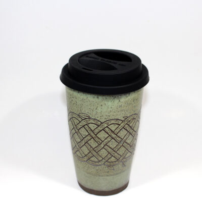 Celtic Knot & Tiny Dragon Travel Mug