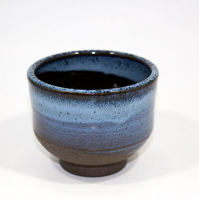 Blue Tea Bowl Chawan Cup (8 oz.)