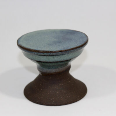 Blue Pillar or Ball Candle Holder Column Display Stand