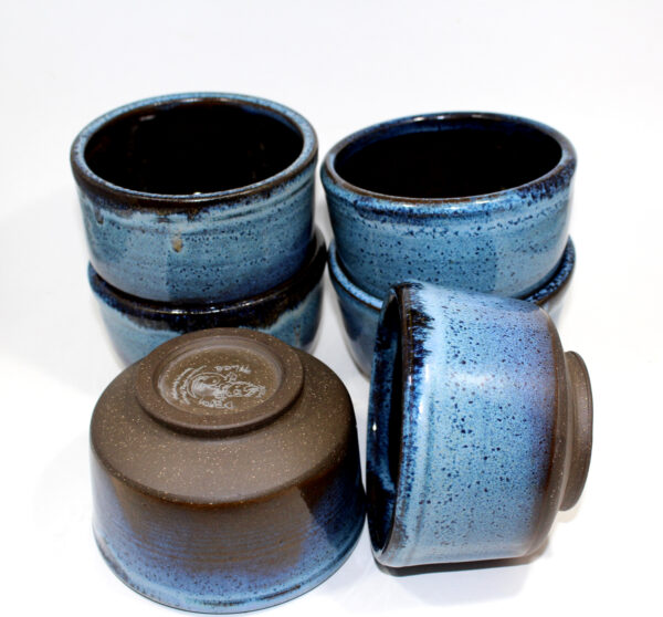 Small Ocean Depths Blue Bowls