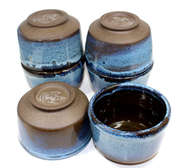 Small Ocean Depths Blue Bowls - Image 4