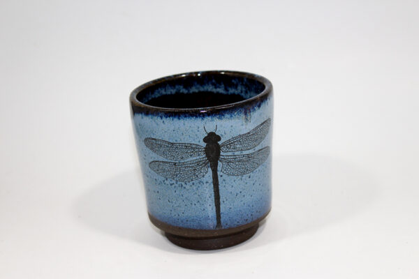 Blue Yunomi Tumbler: Dragonfly (10 oz.)