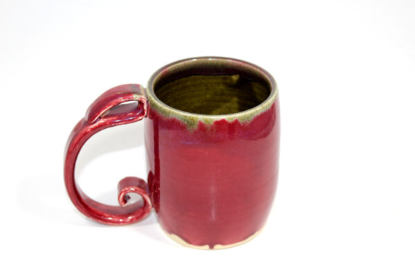 Red Spiral Handle D20 Mug (14 oz.) - Image 3