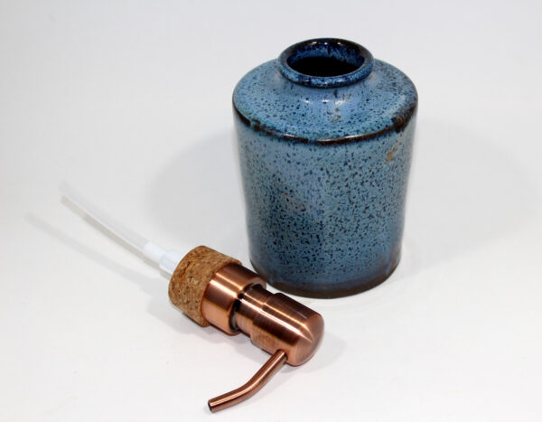 Blue Copper Top Soap Dispenser - Image 5