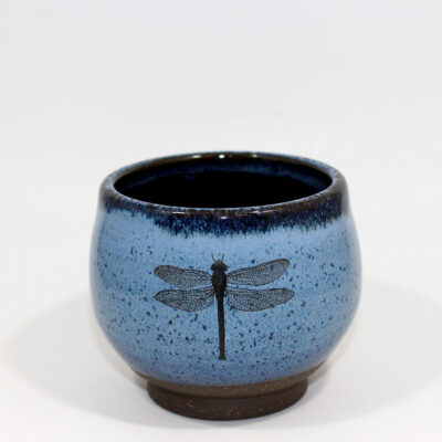 Blue Dragonfly Soup & Tea Cup (12 oz.)