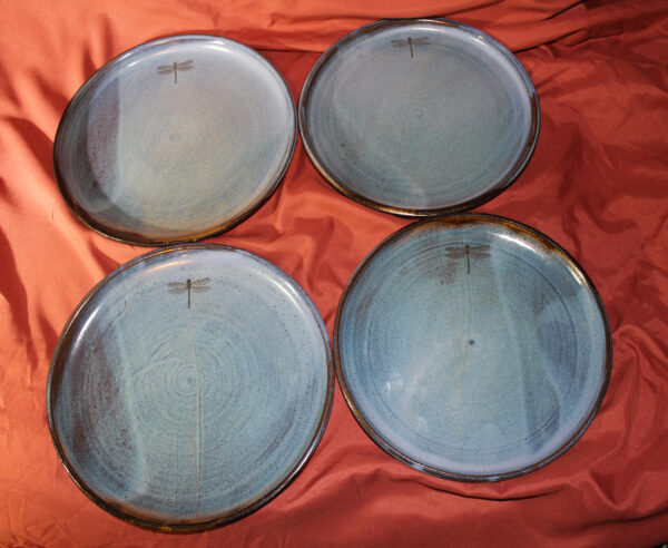 "Dragonfly Pond" Set of Tableware Dishes - Image 10