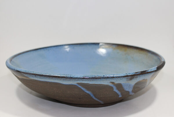 Large Flowing Blue Serving & Key Bowl - Image 4