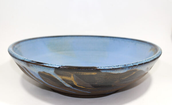 Large Flowing Blue Serving & Key Bowl