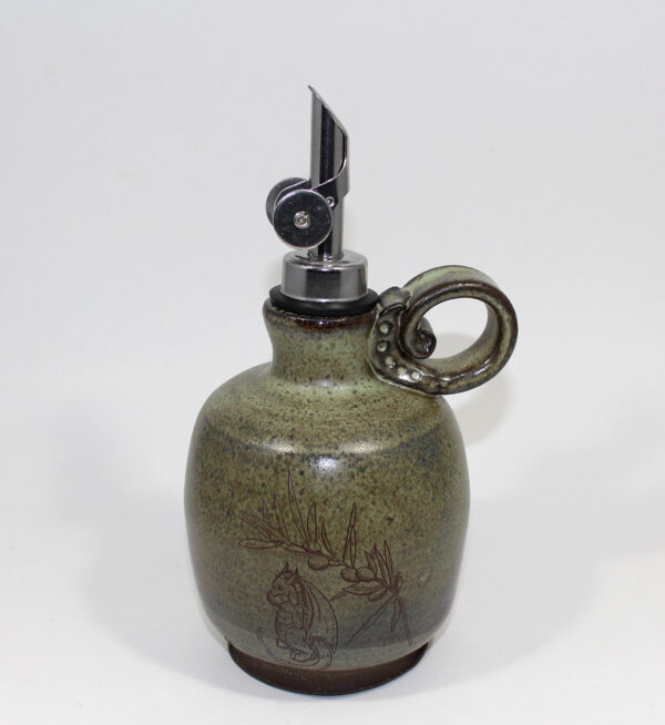 Olive Dragon Green Oil & Vinegar Dispenser Bottle