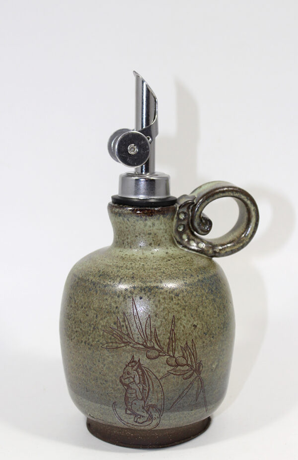 Olive Dragon Green Oil & Vinegar Dispenser Bottle - Image 4