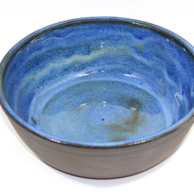 Large Nebula Blue Serving & Key Bowl