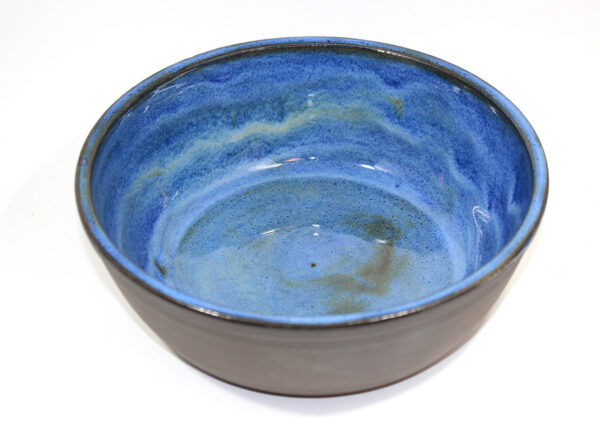 Large Nebula Blue Serving & Key Bowl