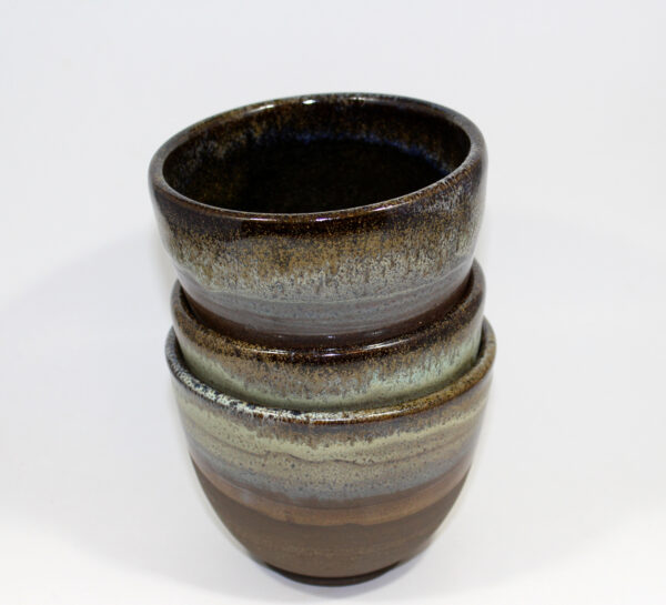 Set of Medium Dark Nesting Bowls - Image 2