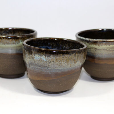 Set of Medium Dark Nesting Bowls