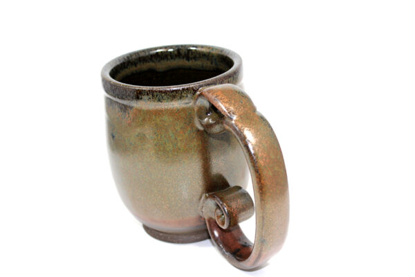 Copper Red Spiral Handle Pint Mug - Image 3