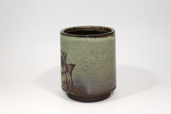 Green Raccoon Yunomi Tumbler Cup (10 oz.) - Image 3