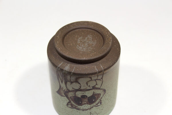 Green Raccoon Yunomi Tumbler Cup (10 oz.) - Image 5