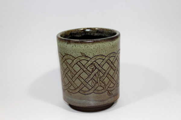 Celtic Knot & Tiny Dragon Yunomi Tumbler