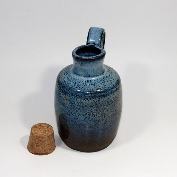 Ocean Blue Ring Handle Potion Bottle Jug - Image 3