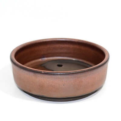 Copper Red Low Profile Bonsai Planter