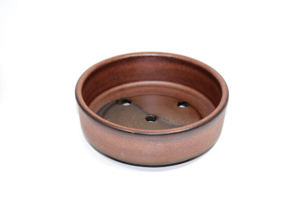 Copper Red Low Profile Bonsai Planter - Image 3