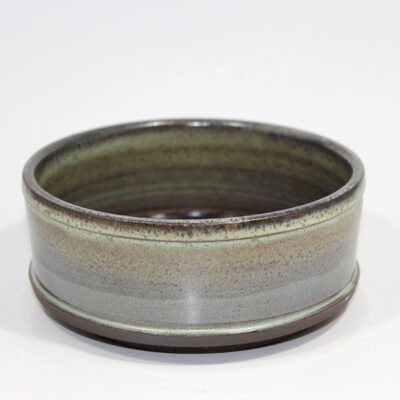 Mossy Green Low Profile Bonsai Planter 5"