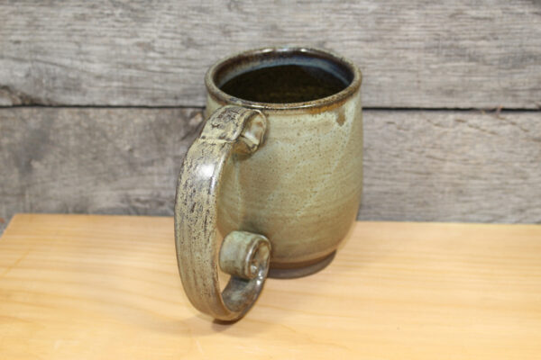 Gnarled Windblown Tree Green Mug (16 oz.) - Image 3