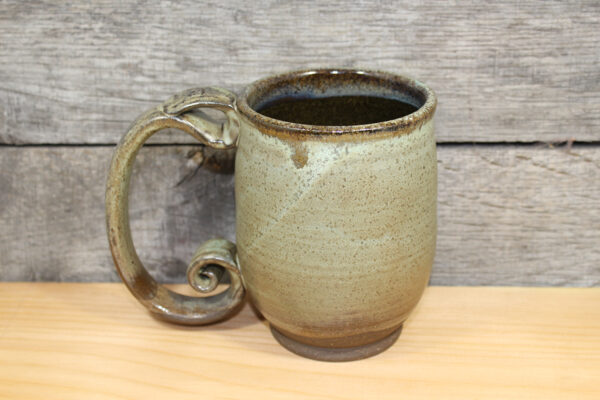 Gnarled Windblown Tree Green Mug (16 oz.) - Image 4