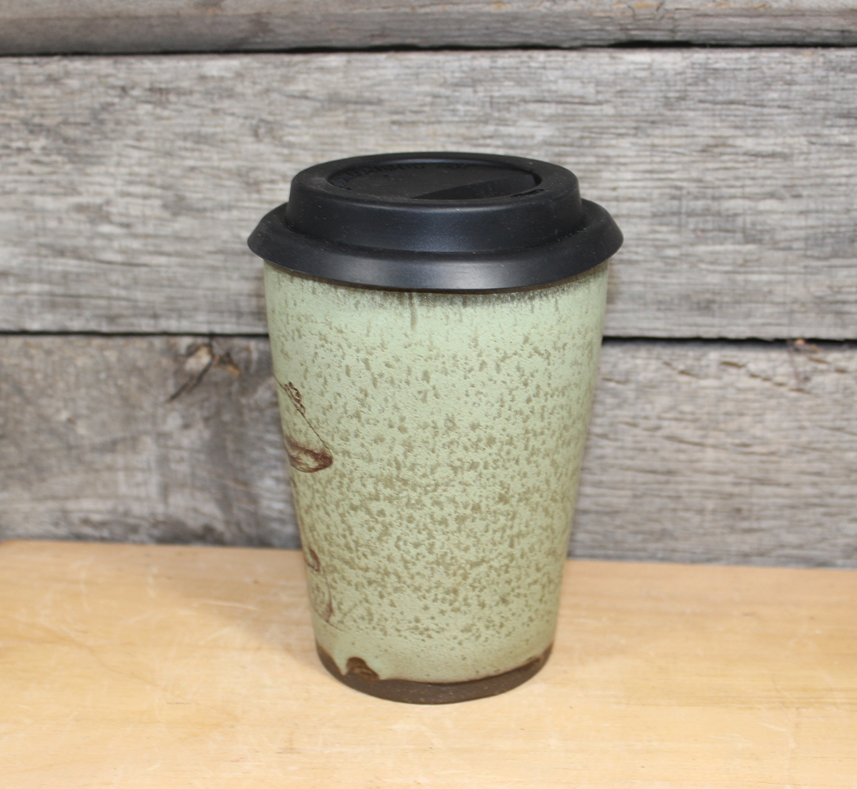 Toad on a Toadstool Mushroom Travel Mug - Image 3