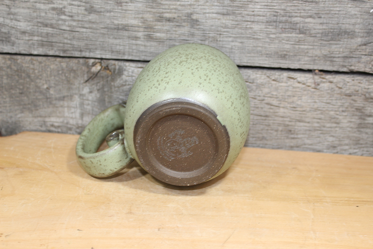 Gnarled Windblown Tree Green Mug (14 oz.) - Image 6