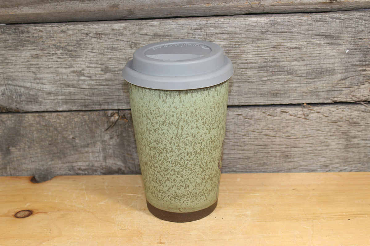 Green Raccoon Travel Mug (14 oz.) - Image 4